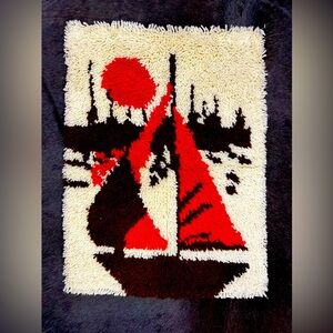 SAILBOAT RUG ARTWORK